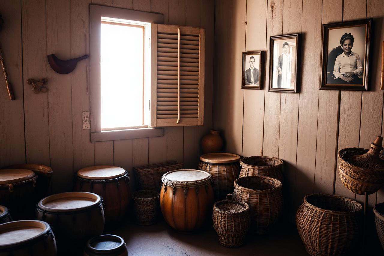 Meriken and Orisha heritage museum experience near Moruga, South Trinidad